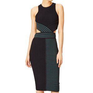 The Ronny Kobo Green Megan Sheath Dress - XS